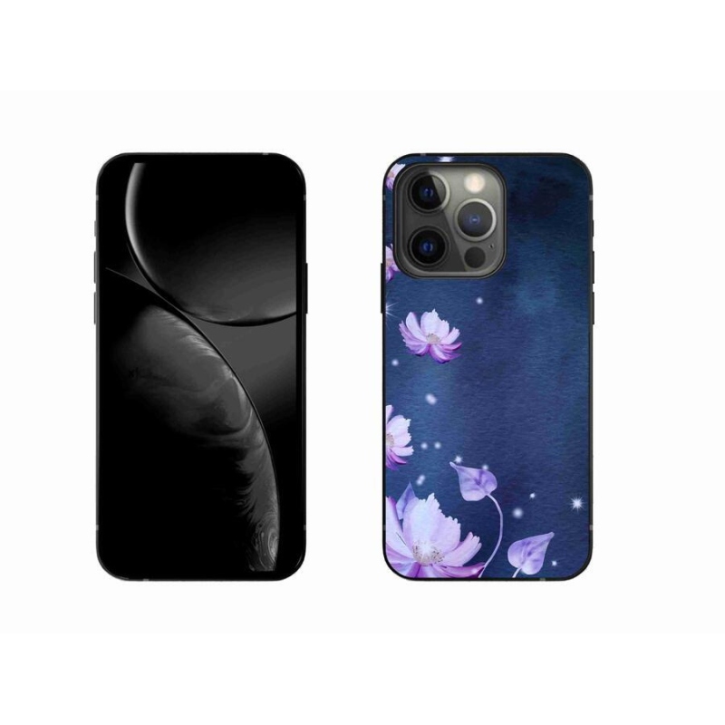 Gél tok mmCase iPhone 13 Pro 6.1 készülékhez - hulló virágok