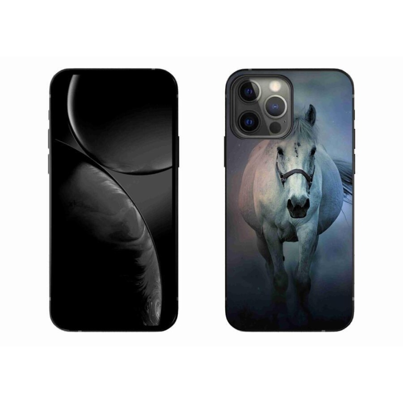 Gél tok mmCase az iPhone 13 Pro Max 6.7 készülékhez - futó fehér ló
