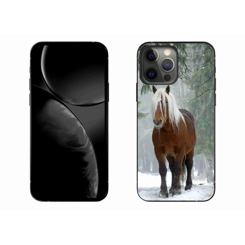 Gél tok mmCase iPhone 13 Pro Max 6.7 készülékhez - ló az erdőben