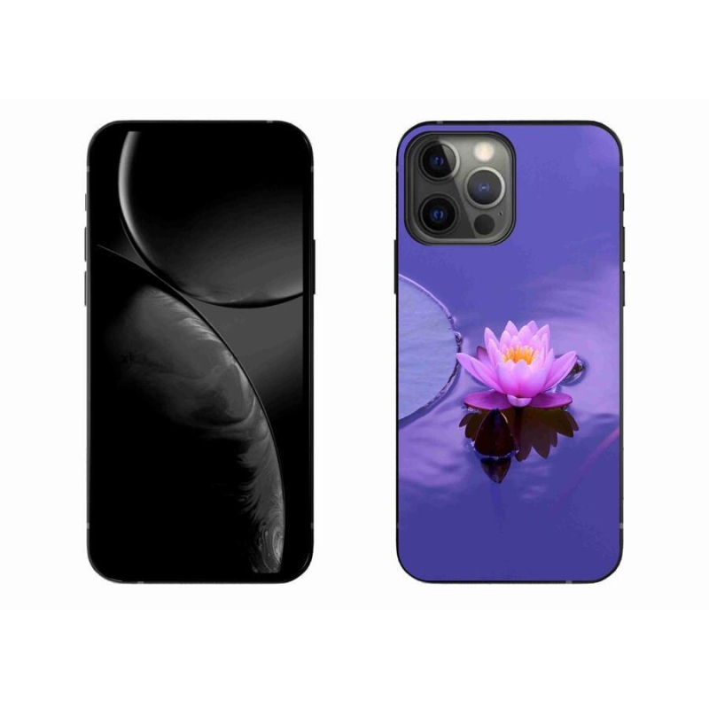 Gél tok mmCase iPhone 13 Pro Max 6.7 készülékhez - virág a felületen