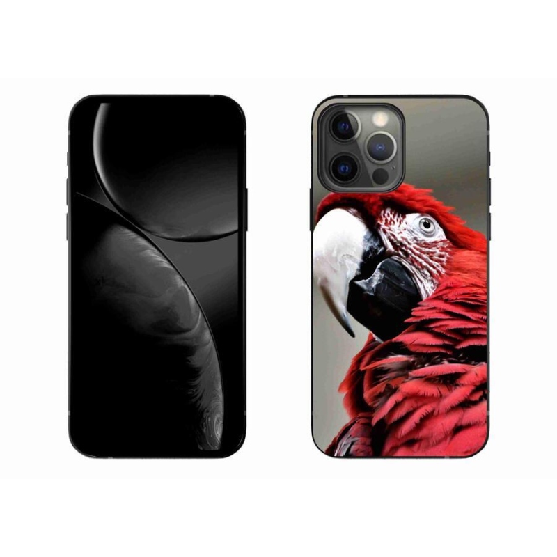 Gél tok mmCase iPhone 13 Pro Max 6.7 készülékhez - papagáj ara piros