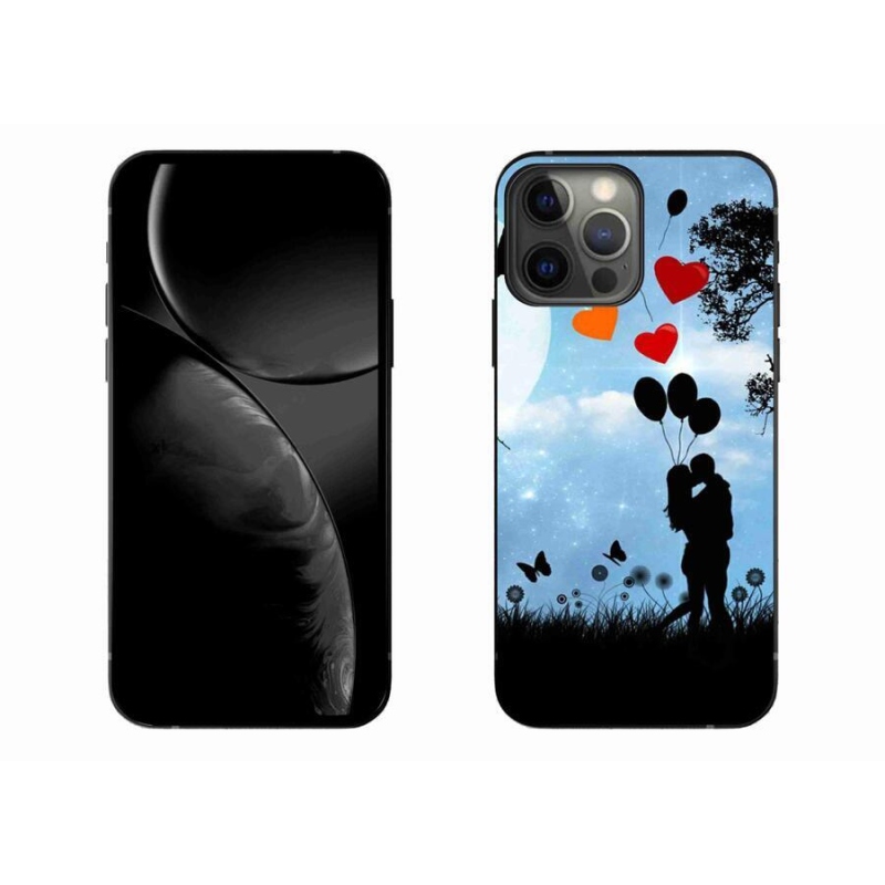 Gél tok mmCase iPhone 13 Pro Max 6.7 készülékhez - szerelmes pár