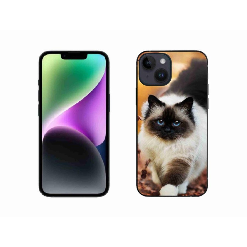 Gél tok mmCase iPhone 14 készülékhez - macska
