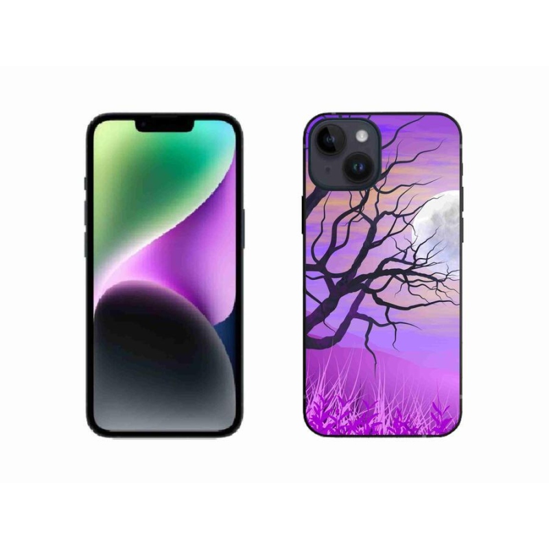 Gél tok mmCase iPhone 14 készülékhez - rajzfilmes kidőlt fa