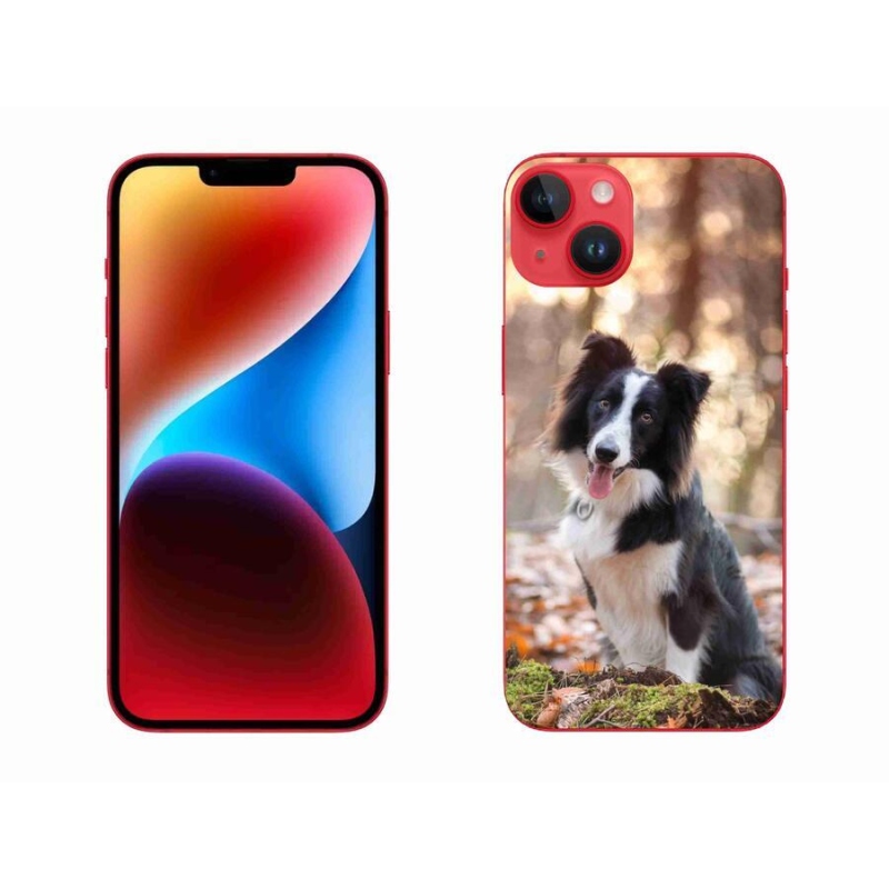 Gél tok mmCase iPhone 14 Plus készülékhez - border colie 1
