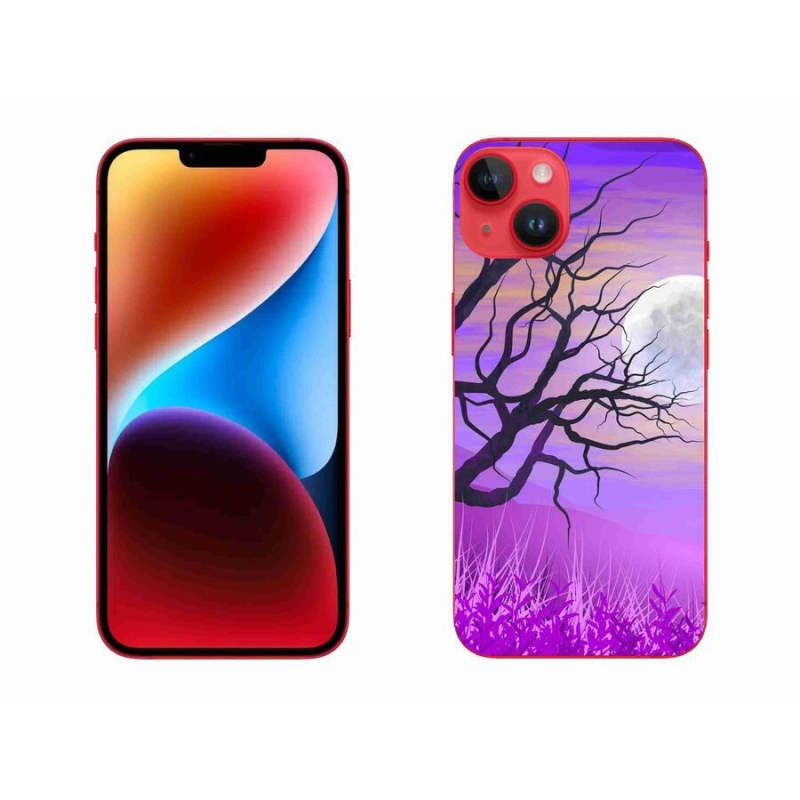 Gél tok mmCase iPhone 14 Plus készülékhez - rajzfilmes kidőlt fa