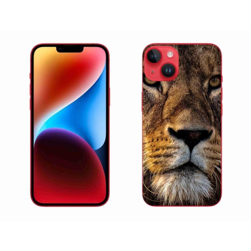 Gél tok mmCase iPhone 14 Plus készülékhez - oroszlán