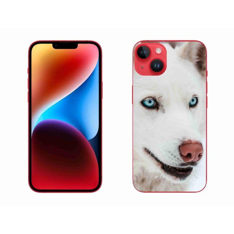 Gél tok mmCase iPhone 14 Plus készülékhez - kutyaszemmel nézve
