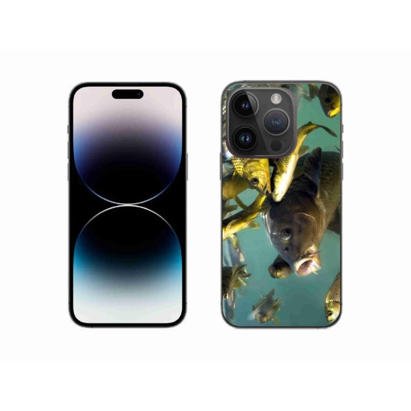 Gél tok mmCase iPhone 14 Pro 6.1 készülékhez - halak iskolája