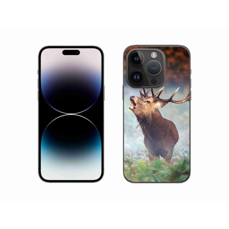 Gél tok mmCase az iPhone 14 Pro 6.1 - szarvas 2 készülékhez