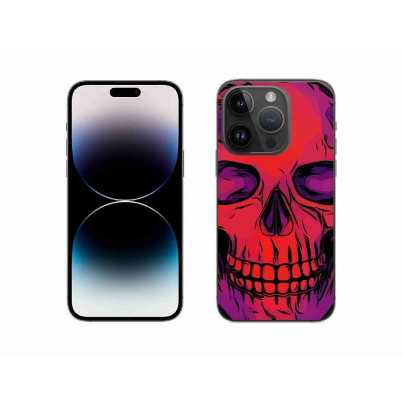 Zselés tok mmCase iPhone 14 Pro 6.1 - koponya számára