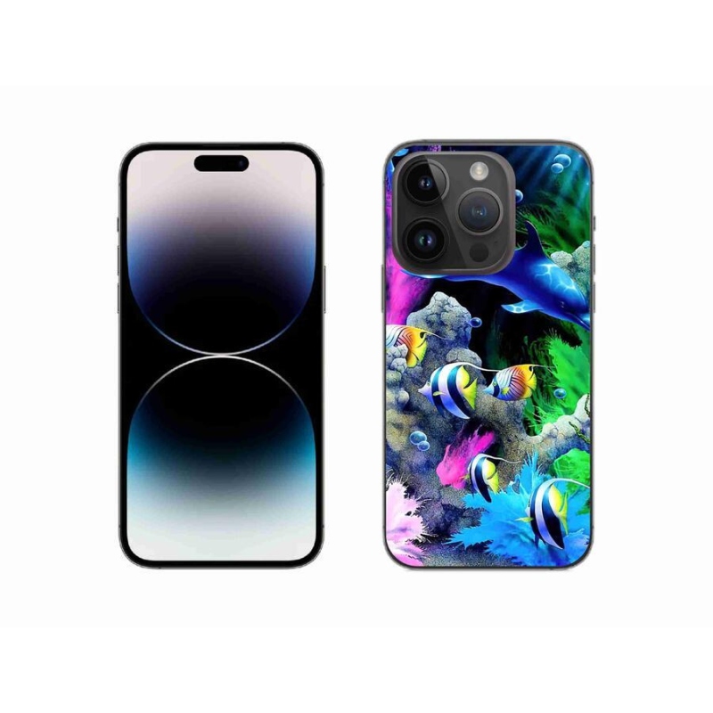 Gél tok mmCase iPhone 14 Pro 6.1 készülékhez - Tengeri világ