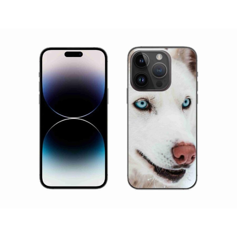 Gél tok mmCase az iPhone 14 Pro 6.1 készülékhez - kutya nézet
