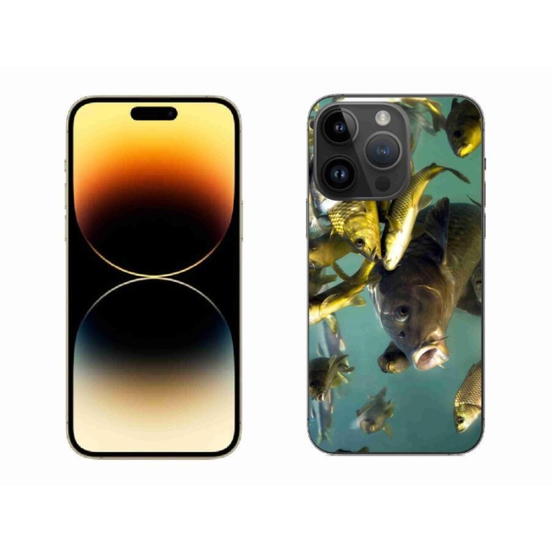 Gél tok mmCase iPhone 14 Pro Max 6.7 készülékhez - halak iskolája