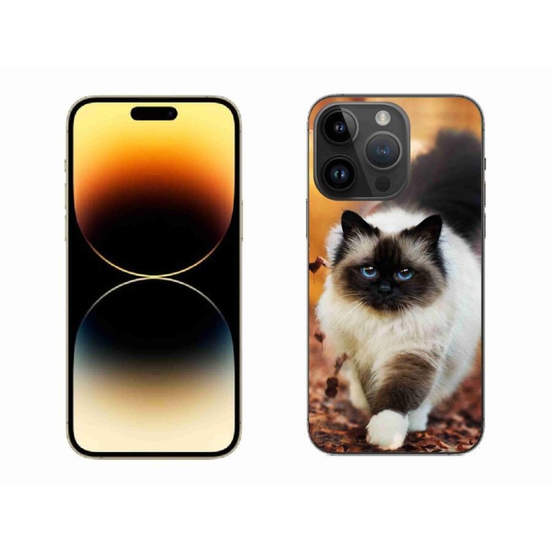 Gél tok mmCase az iPhone 14 Pro Max 6.7 készülékhez - macska