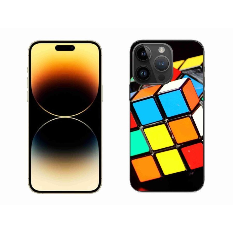 Gél tok mmCase iPhone 14 Pro Max 6.7 készülékhez - Rubik-kocka