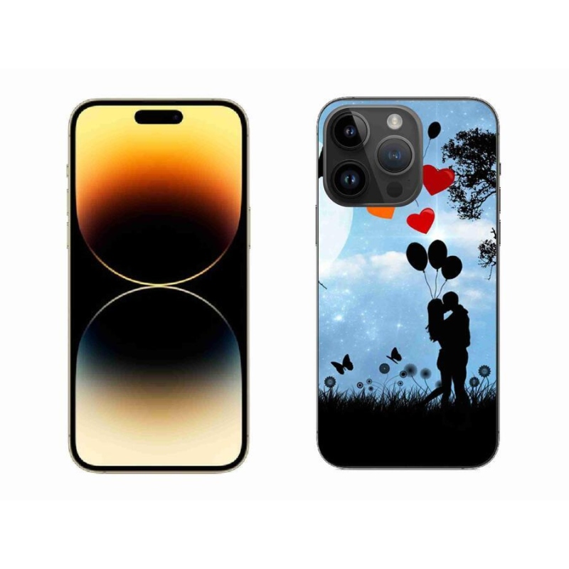 Gél tok mmCase iPhone 14 Pro Max 6.7 készülékhez - szerelmes pár