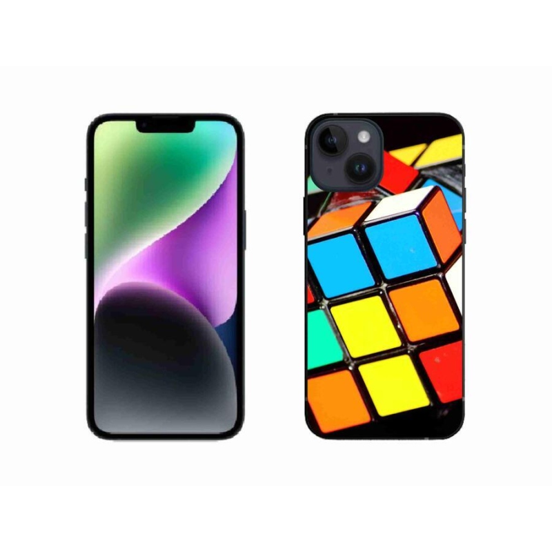 Gél tok mmCase iPhone 14 készülékhez - Rubik-kocka