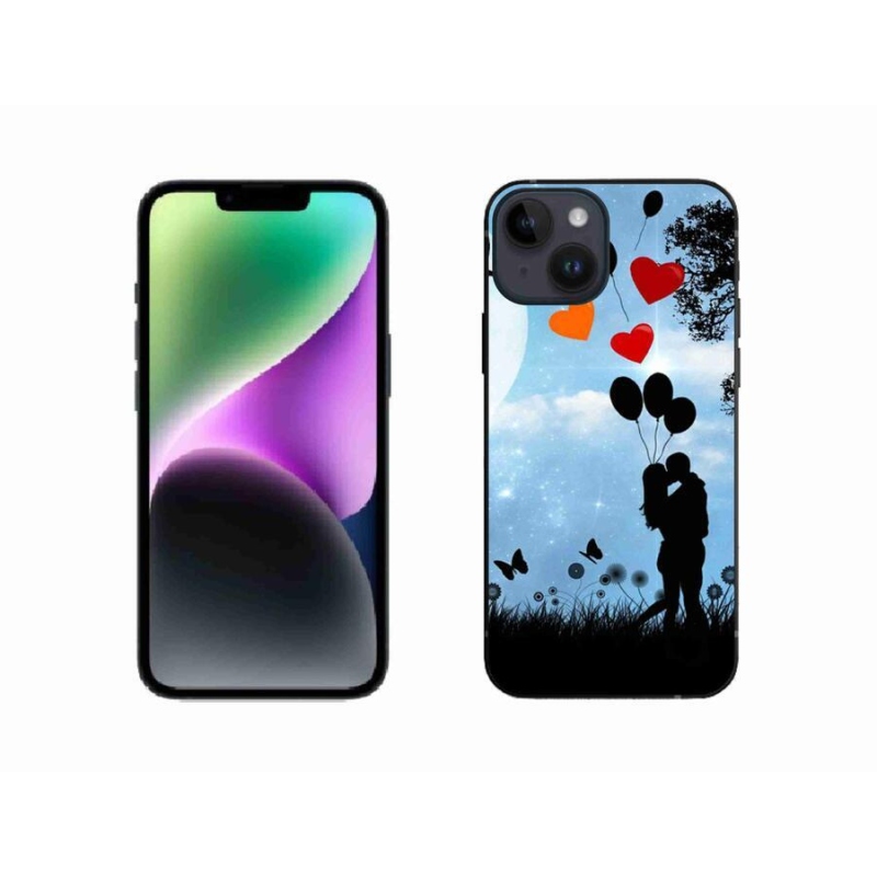 Gél tok mmCase iPhone 14 készülékhez - szerelmespár