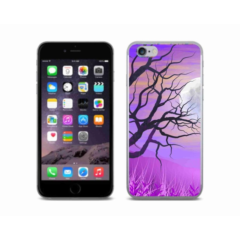 Gél tok mmCase iPhone 6/6S készülékhez - rajzfilmes kidőlt fa