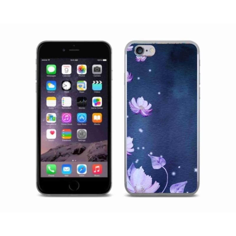 Gél tok mmCase iPhone 6/6S készülékhez - hulló virágok
