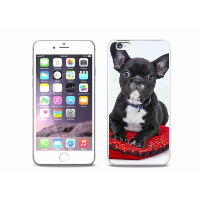 Gél tok mmCase iPhone 6/6S Plus készülékhez - bulldog