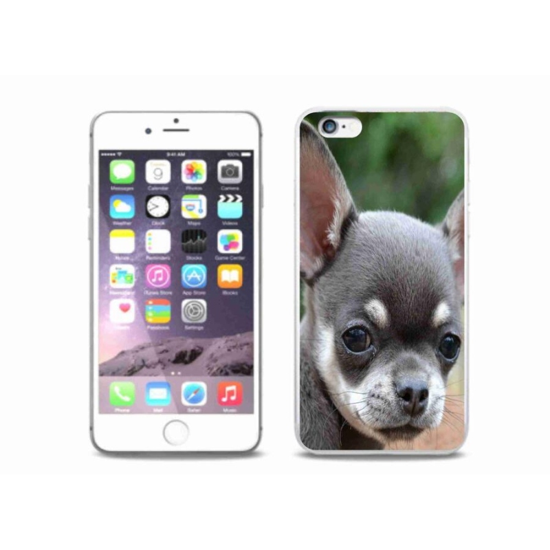 Gél tok mmCase iPhone 6/6S Plus készülékhez - chihuahua
