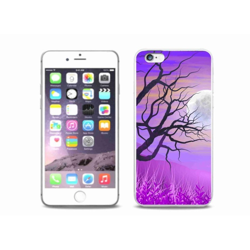 Gél tok mmCase iPhone 6/6S Plus készülékhez - rajzfilmes kidőlt fa