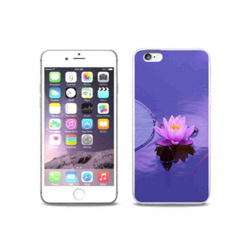 Gél tok mmCase iPhone 6/6S Plus készülékhez - virág a vízen