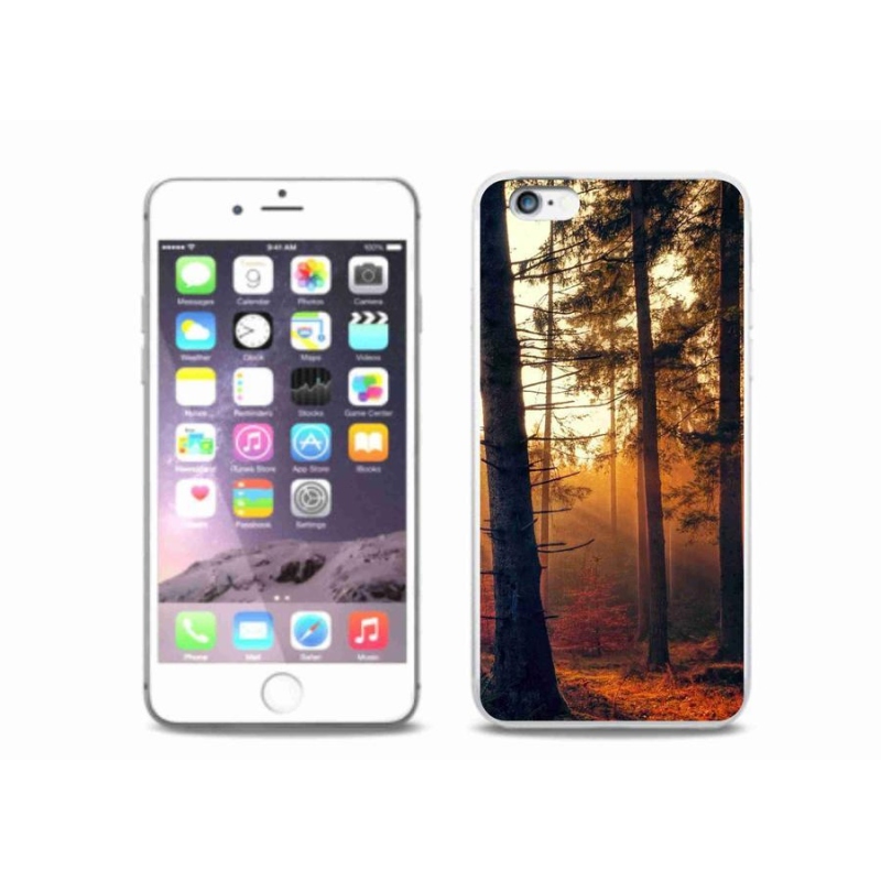 Gél tok mmCase iPhone 6/6S Plus készülékhez - erdő