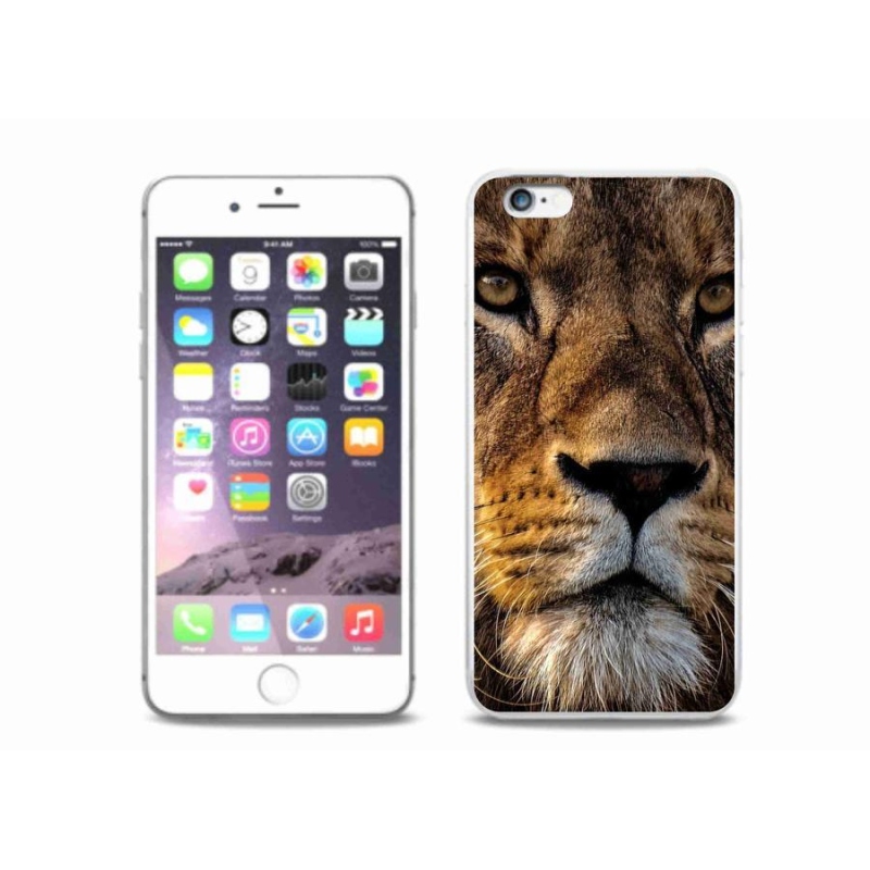 Gél tok mmCase iPhone 6/6S Plus készülékhez - oroszlán