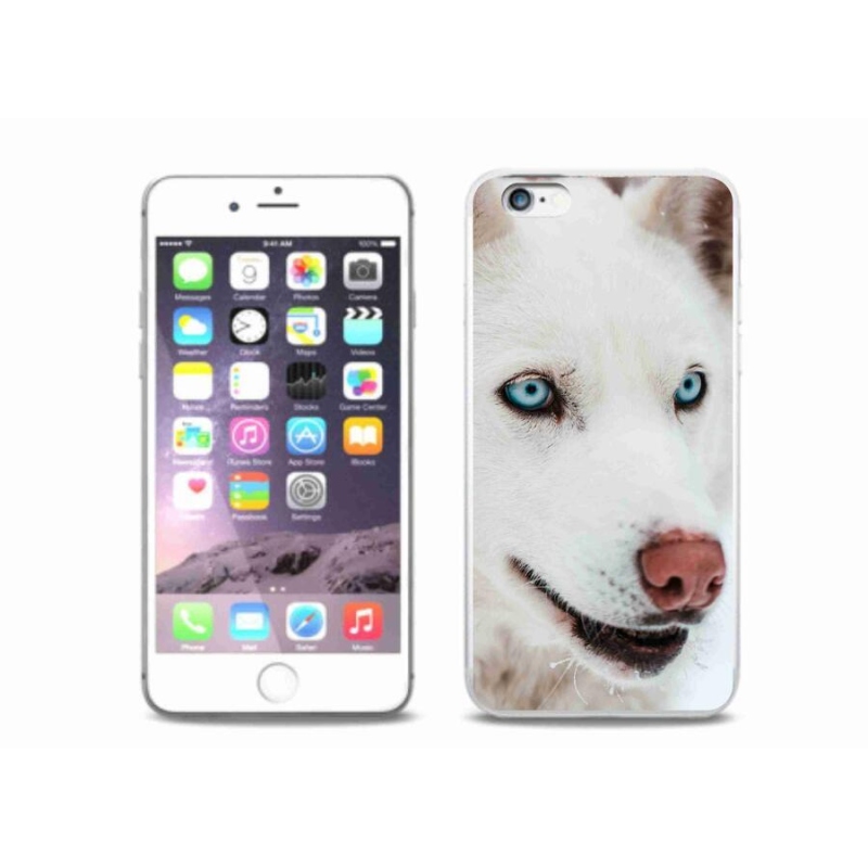Gél tok mmCase iPhone 6/6S Plus készülékhez - kutyaszemmel nézve