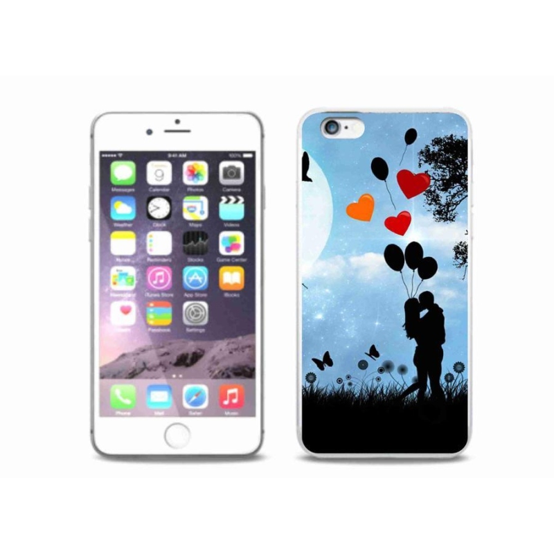 Gél tok mmCase iPhone 6/6S Plus készülékhez - szerelmespár