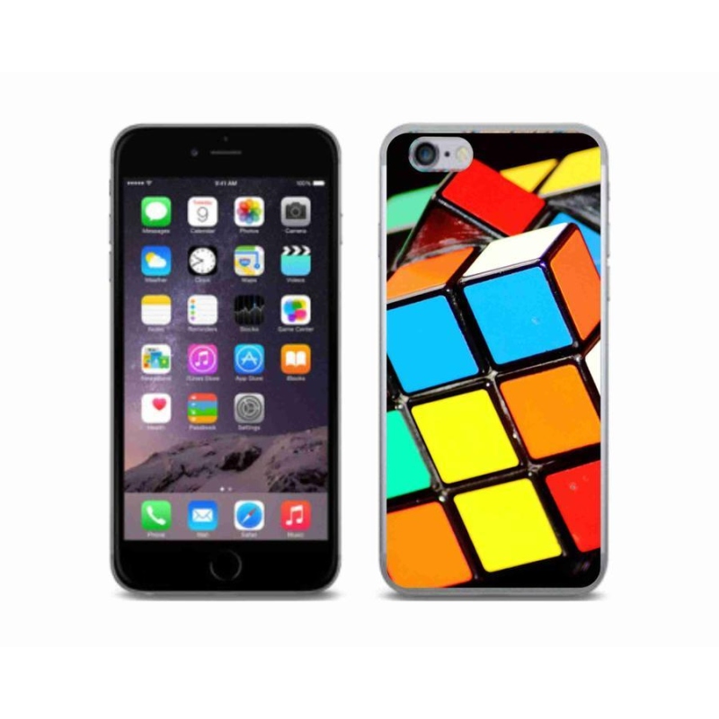 Gél tok mmCase iPhone 6/6S készülékhez - Rubik-kocka