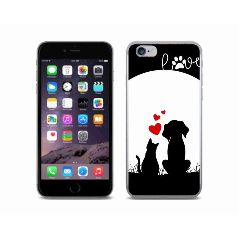 Gél tok mmCase iPhone 6/6S készülékhez - állatszerelem