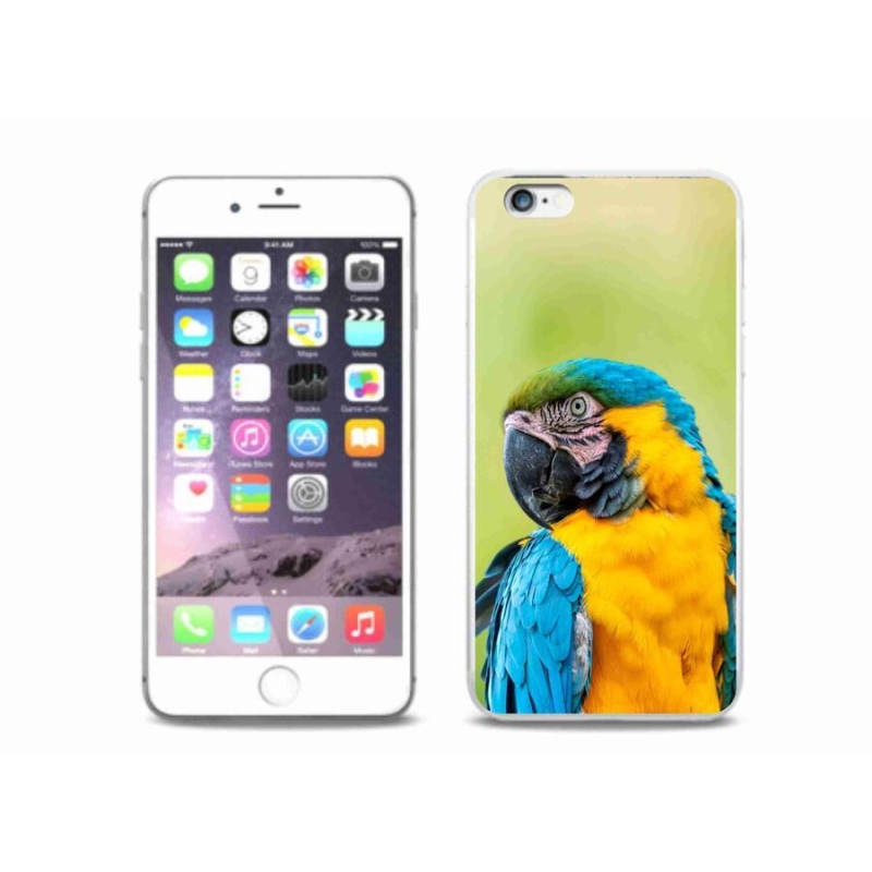 Gél tok mmCase iPhone 6 Plus/6S Plus készülékhez - papagáj ara 2