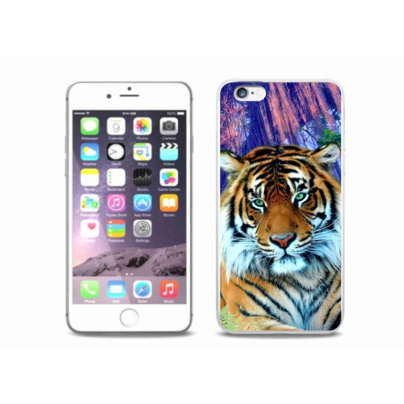 Gél tok mmCase iPhone 6 Plus/6S Plus készülékhez - tigris