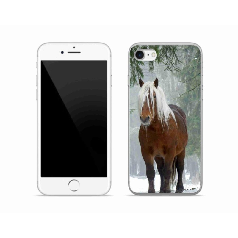 Gél tok mmCase iPhone 7 készülékhez - ló az erdőben