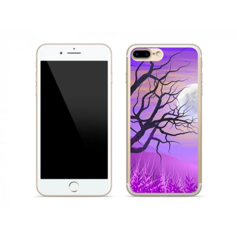 Gél tok mmCase iPhone 7 Plus készülékhez - rajzfilmes kidőlt fa