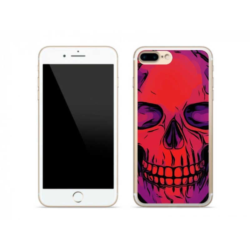 Gél tok mmCase iPhone 7 Plus készülékhez - koponya
