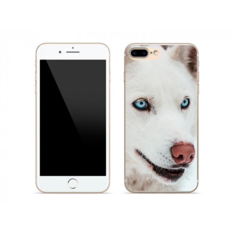 Gél tok mmCase iPhone 7 Plus készülékhez - kutyaszemmel nézve