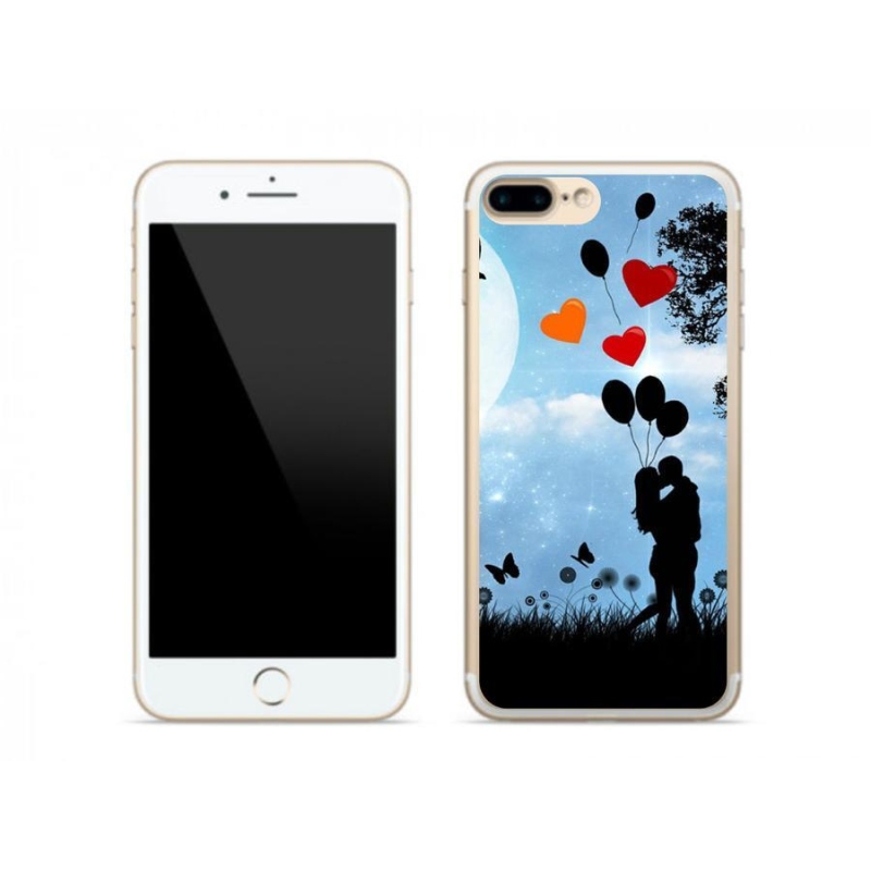 Gél tok mmCase iPhone 7 Plus készülékhez - szerelmes pár