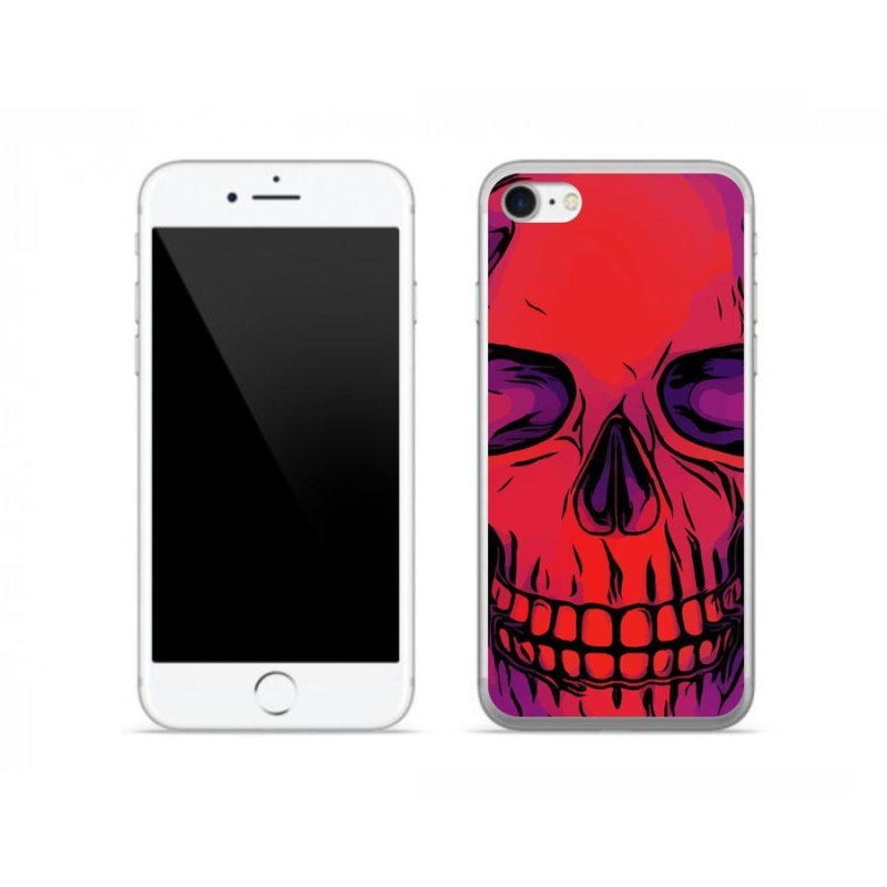 Gél tok mmCase iPhone 8 készülékhez - koponya