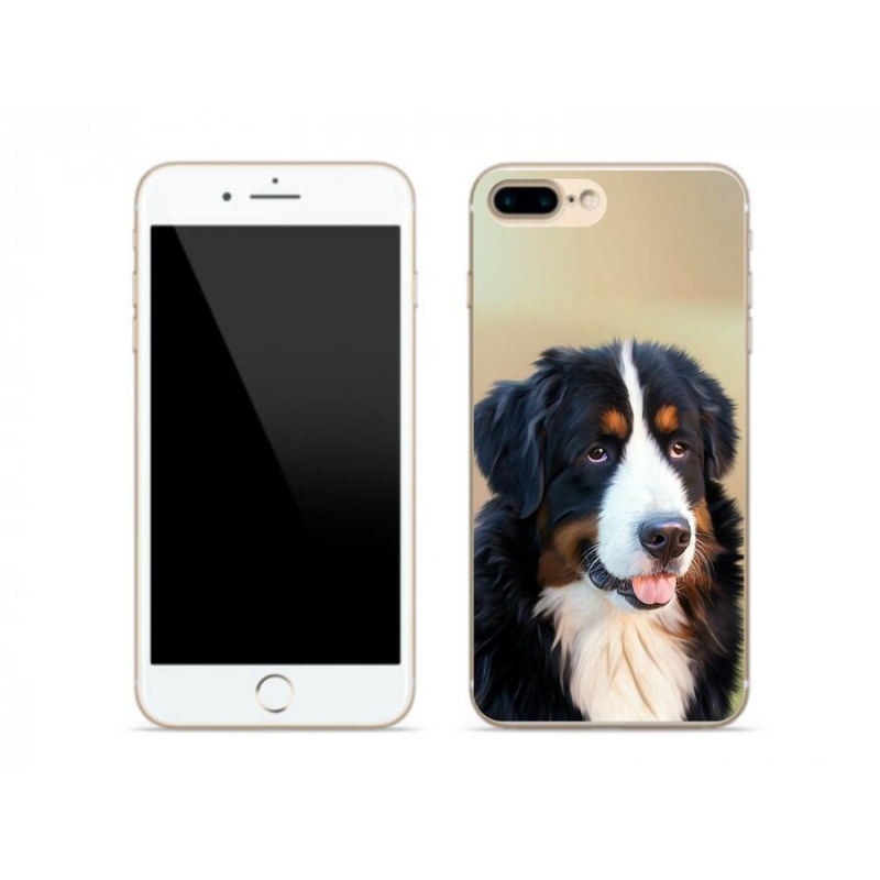 Gél tok mmCase iPhone 8 Plus készülékhez - Berni hegyi kutya