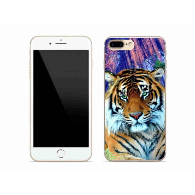 Gél tok mmCase iPhone 8 Plus készülékhez - tigris