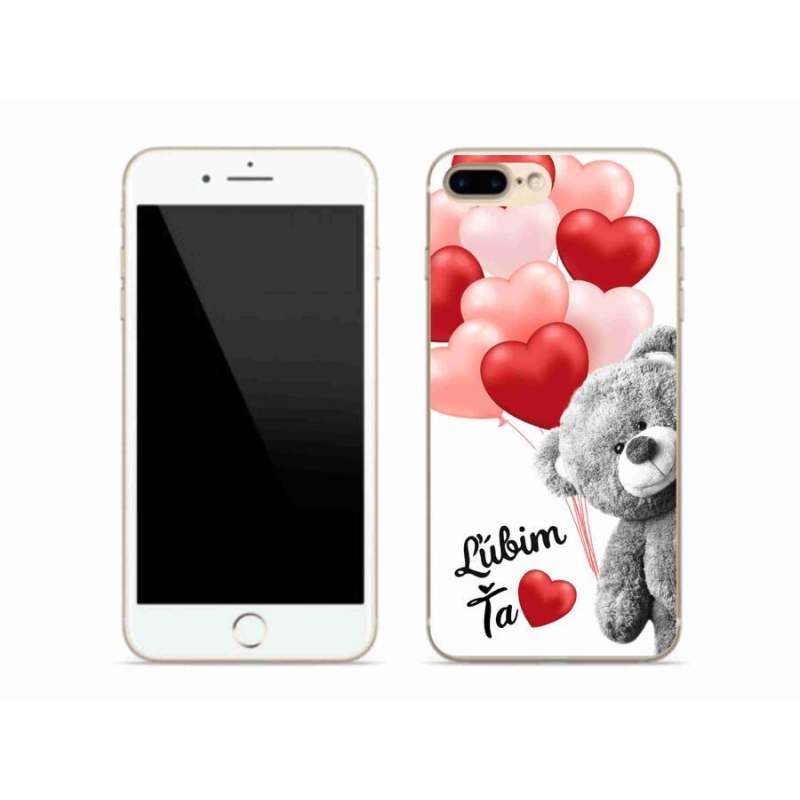Gél tok mmCase iPhone 8 Plus készülékhez - I love you en