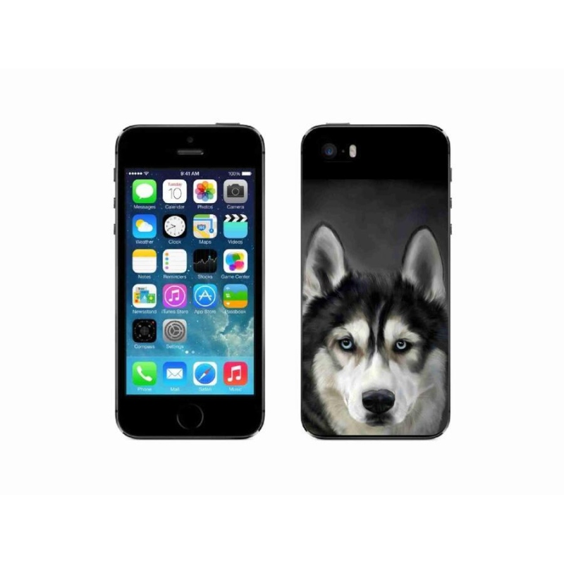 Gél tok mmCase iPhone SE (2016) készülékhez - husky
