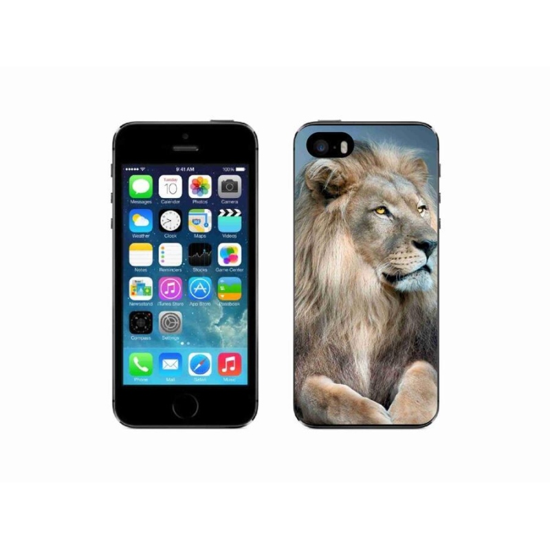 Gél tok mmCase iPhone SE (2016) - Lion 1