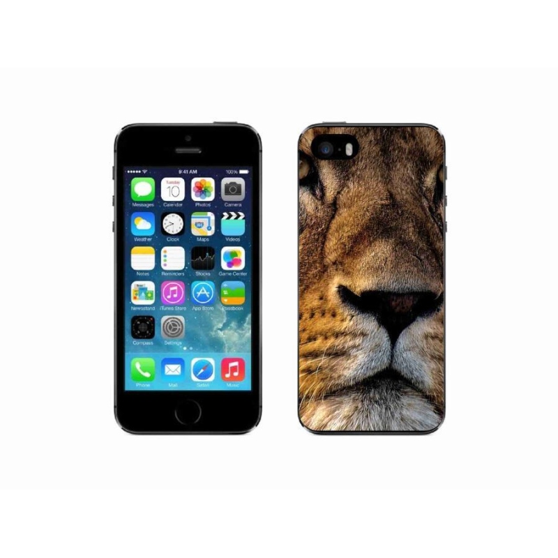 Zselés tok mmCase iPhone SE (2016) - oroszlán