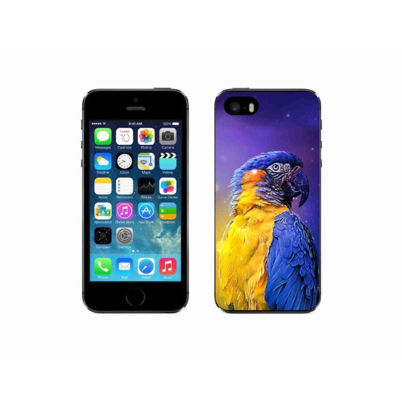 Gél tok mmCase iPhone SE (2016) - papagáj ara 1